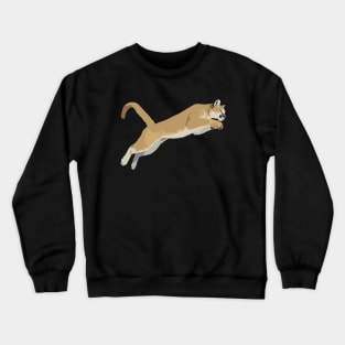 Jumping Cougar Crewneck Sweatshirt